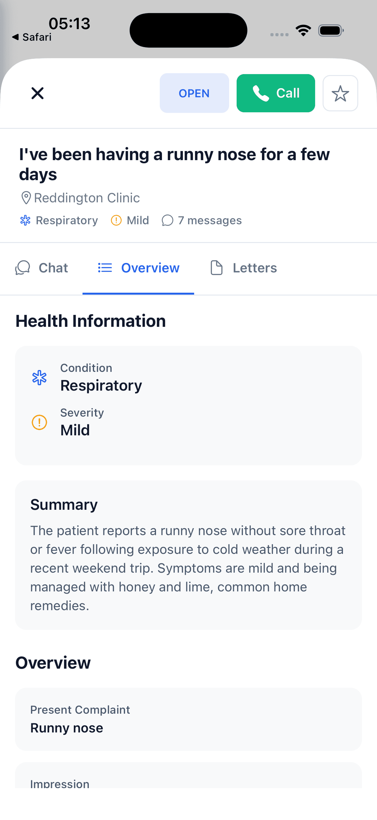 Suncture mobile app search screen